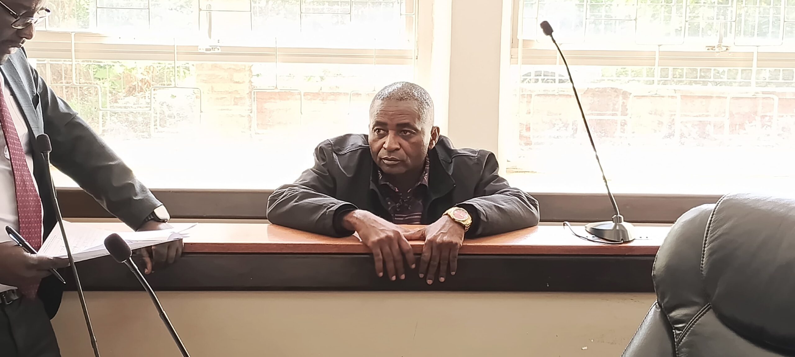 ACA Chairperson Josphat Gichunge in the dock after being charged with soliciting bribes from chinese trader